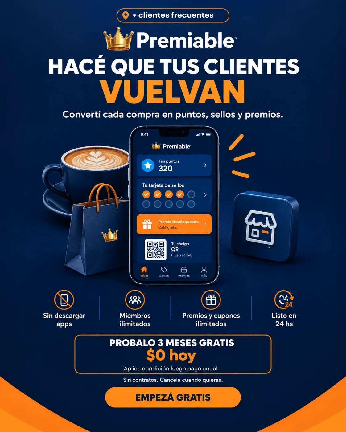 Flyer de Premiable